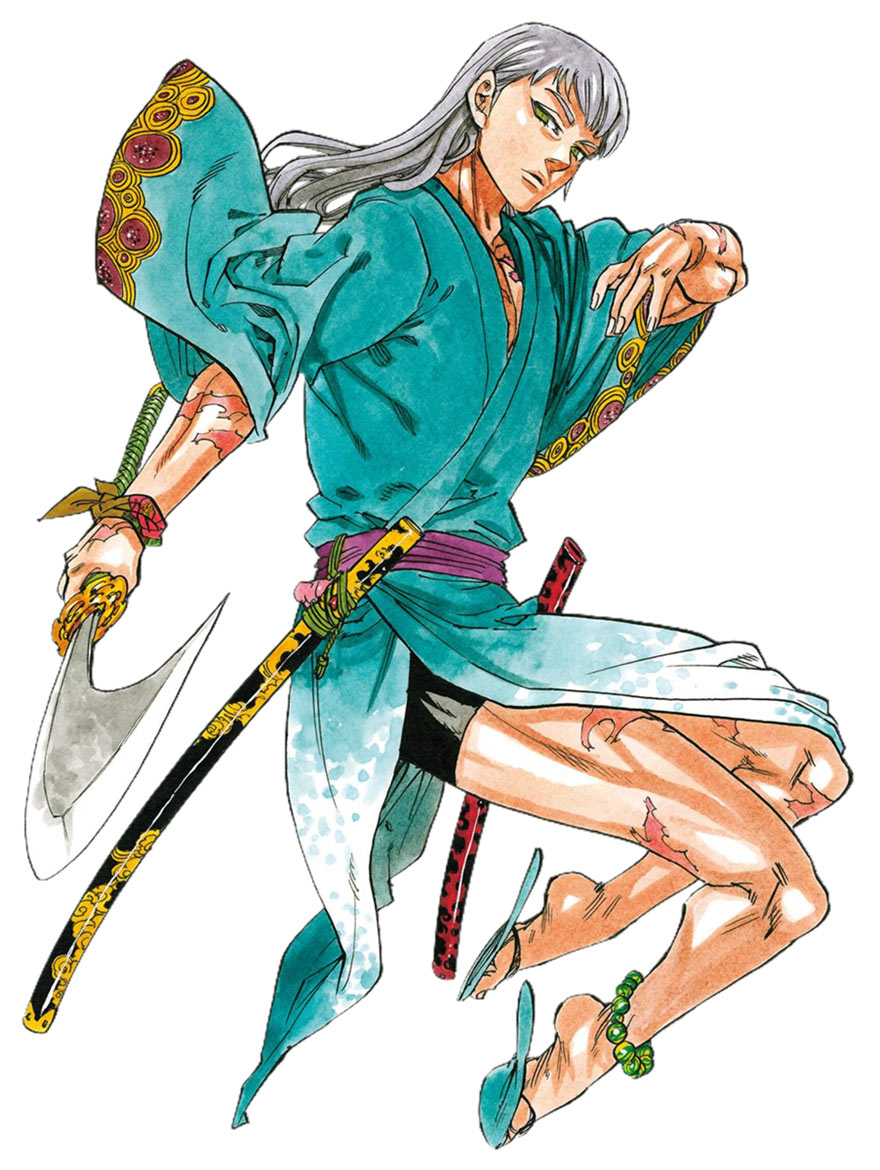 Suoh the Sellsword Art from Terra Battle