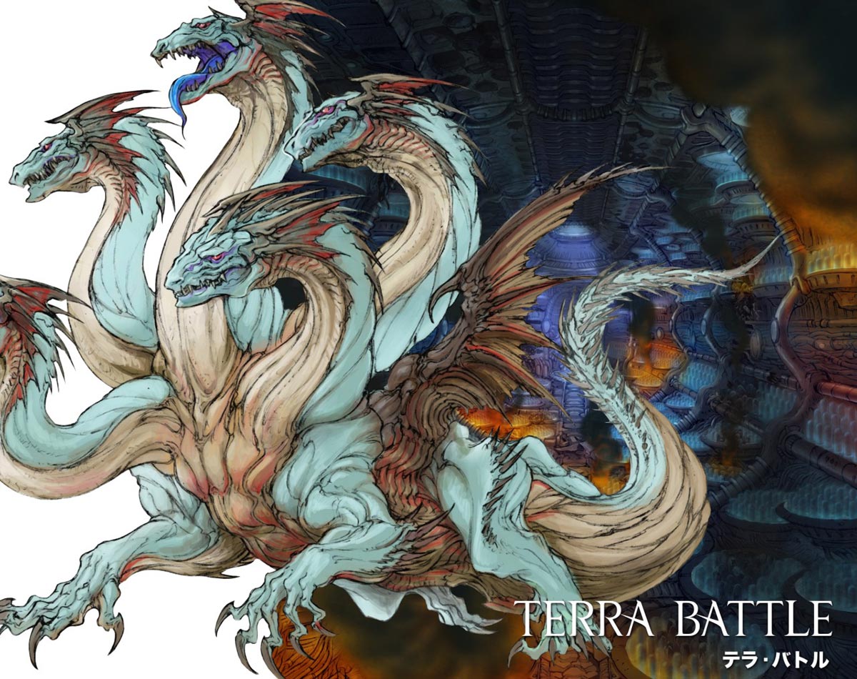 Tiamat Art from Terra Battle