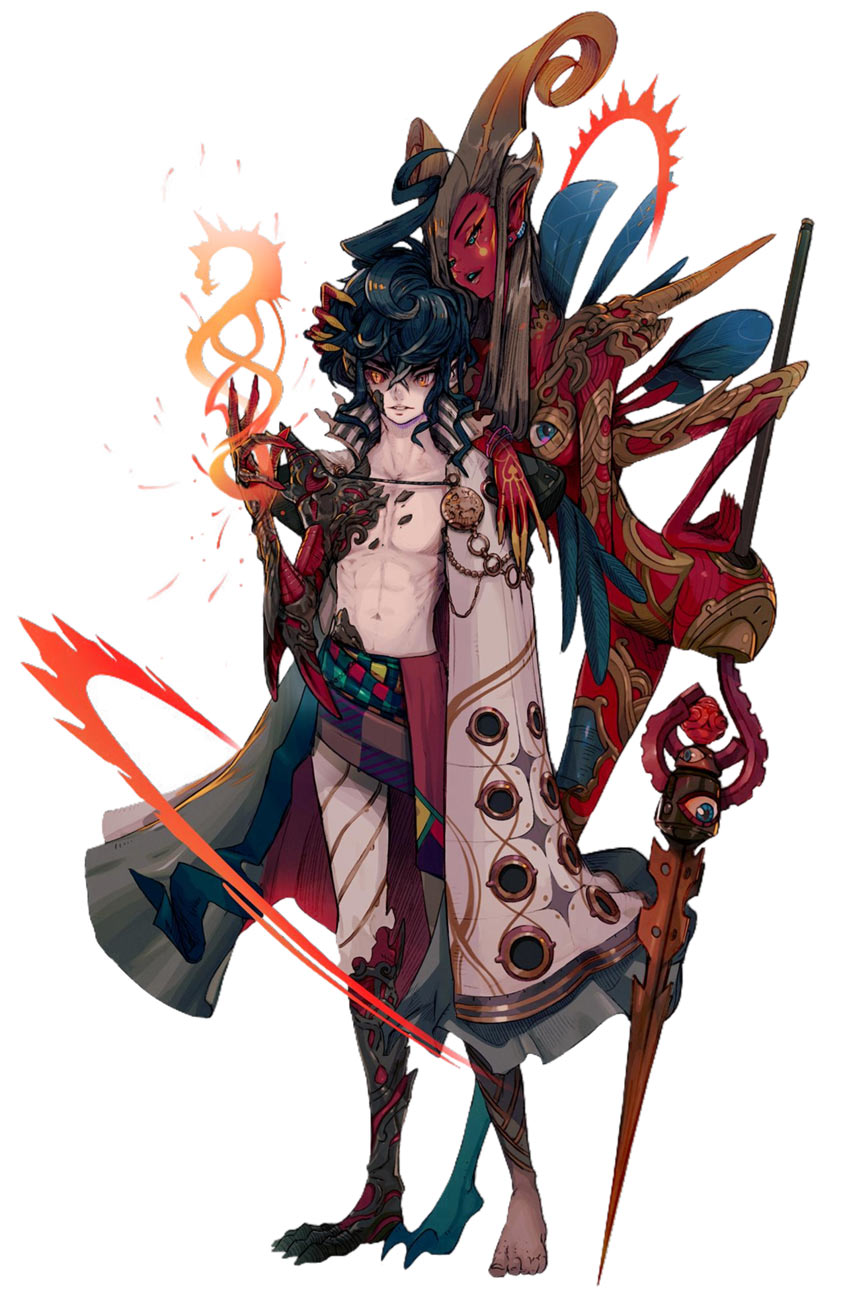 Varve the Spear-Whisperer Art from Terra Battle