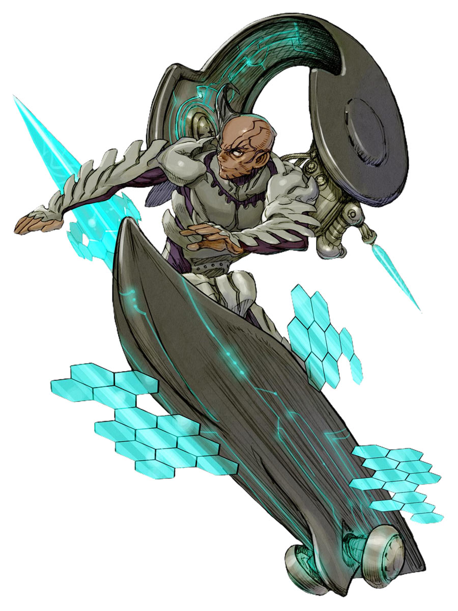 Zan the EM Surfer Art from Terra Battle