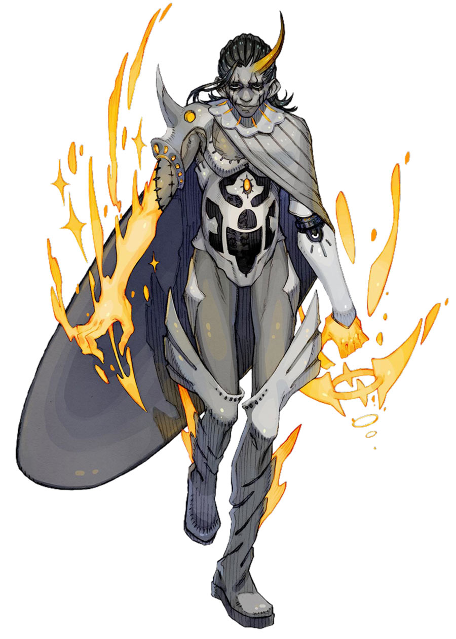 Zavison the Guardian Art from Terra Battle
