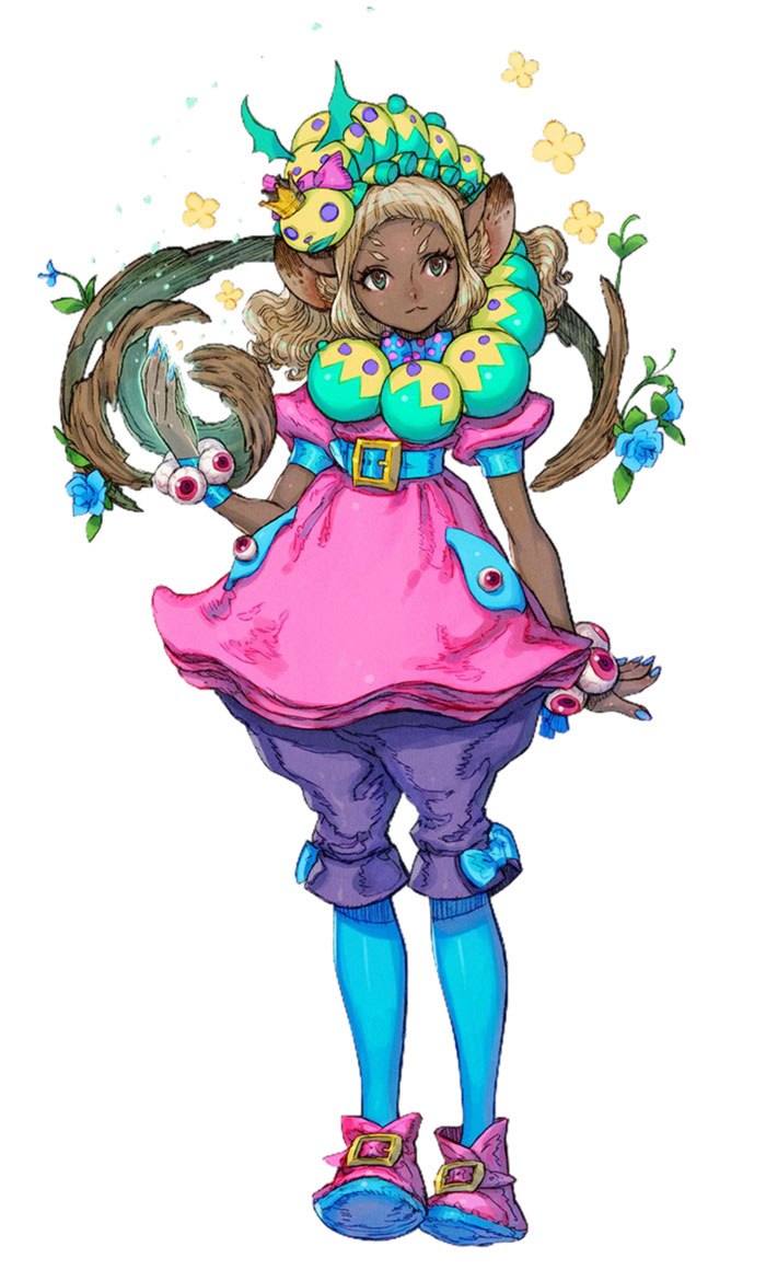 Zeera the Plant Lover Art from Terra Battle