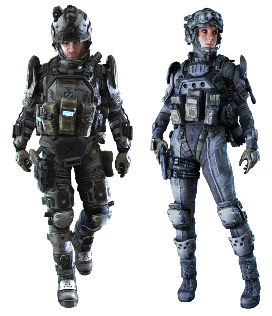 CQB IMC Pilot Art from Titanfall
