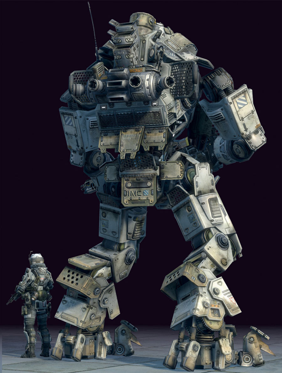 Ogre & Pilot Art from Titanfall