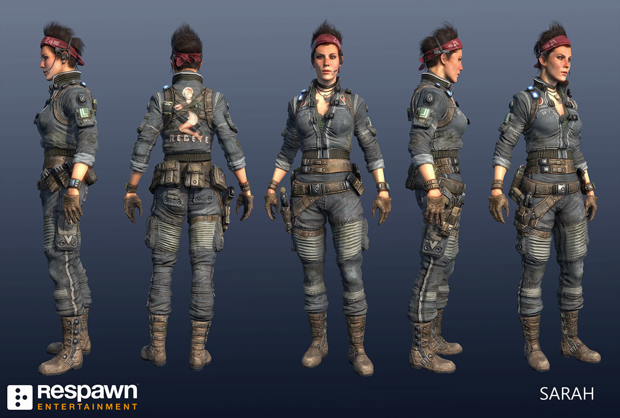 Sarah Art from Titanfall