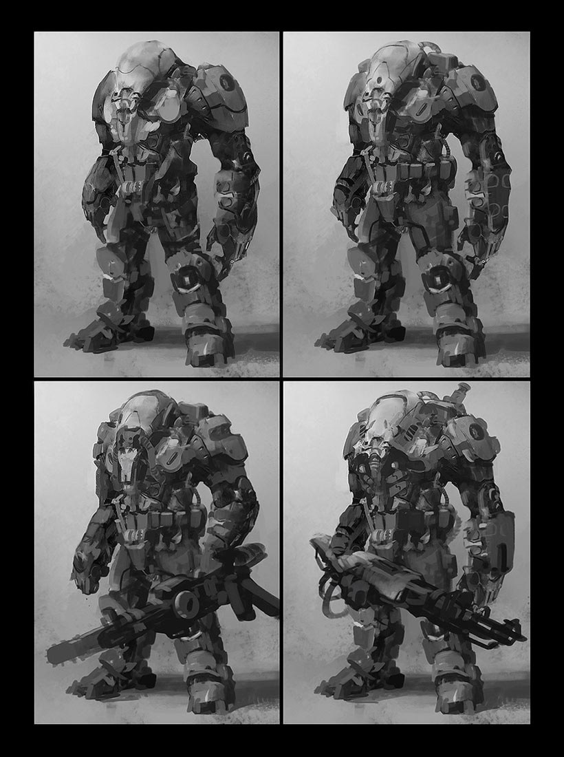 Titan Concept Art from Titanfall