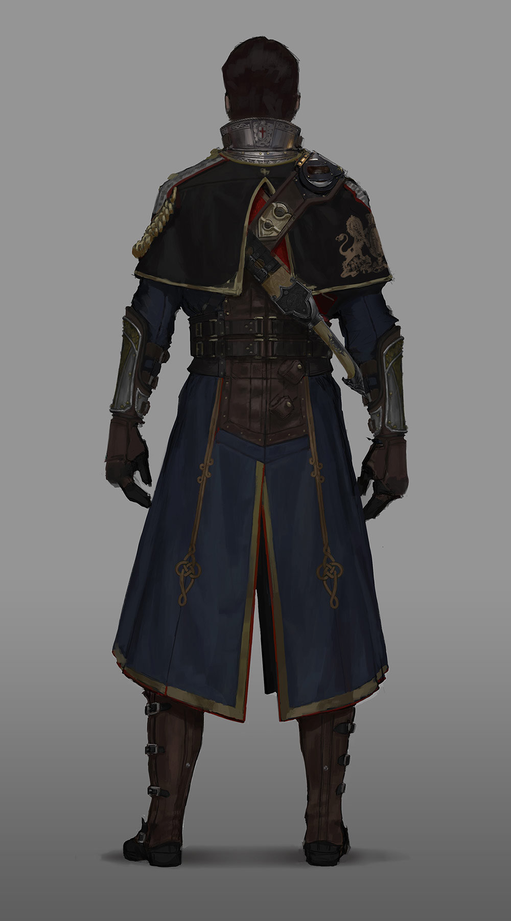 Galahad, Back Art from The Order: 1886