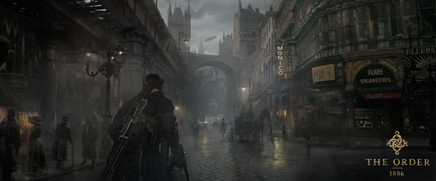Galahad on Mayfair Street Art from The Order: 1886