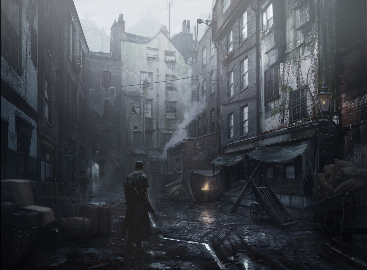 Whitechapel Backstreet Art from The Order: 1886