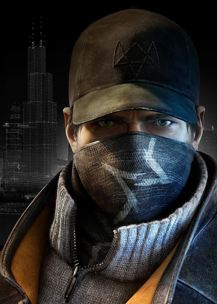 Aiden Face Art from Watch Dogs