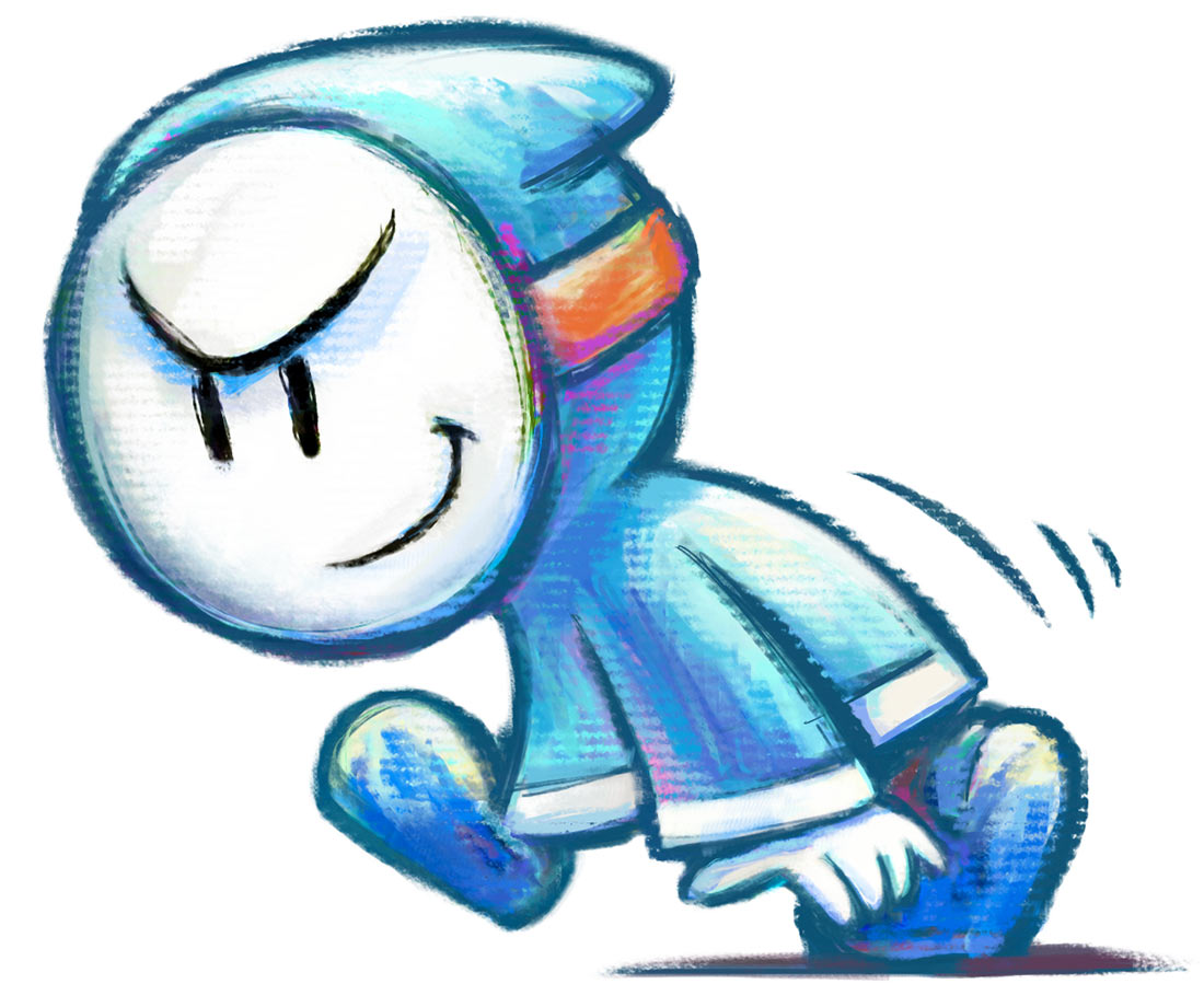 Bandit Art from Yoshi's New Island