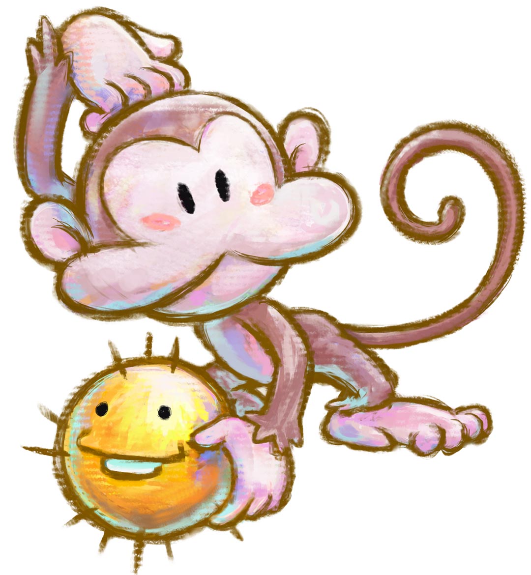 Grinder Art from Yoshi's New Island