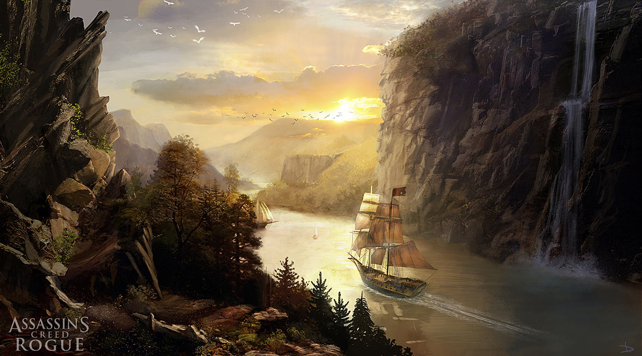Hudson River Art from Assassin's Creed Rogue
