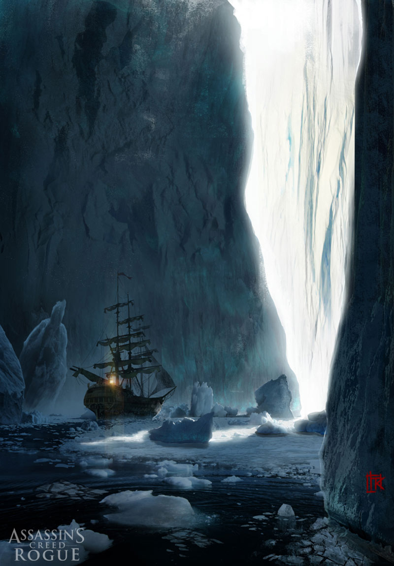North Pole Canyon Art from Assassin's Creed Rogue
