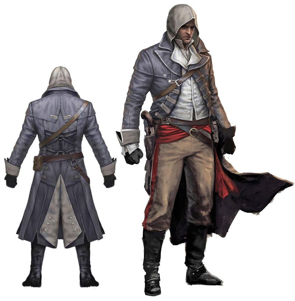 Shay Assassin Concept Art from Assassin's Creed Rogue