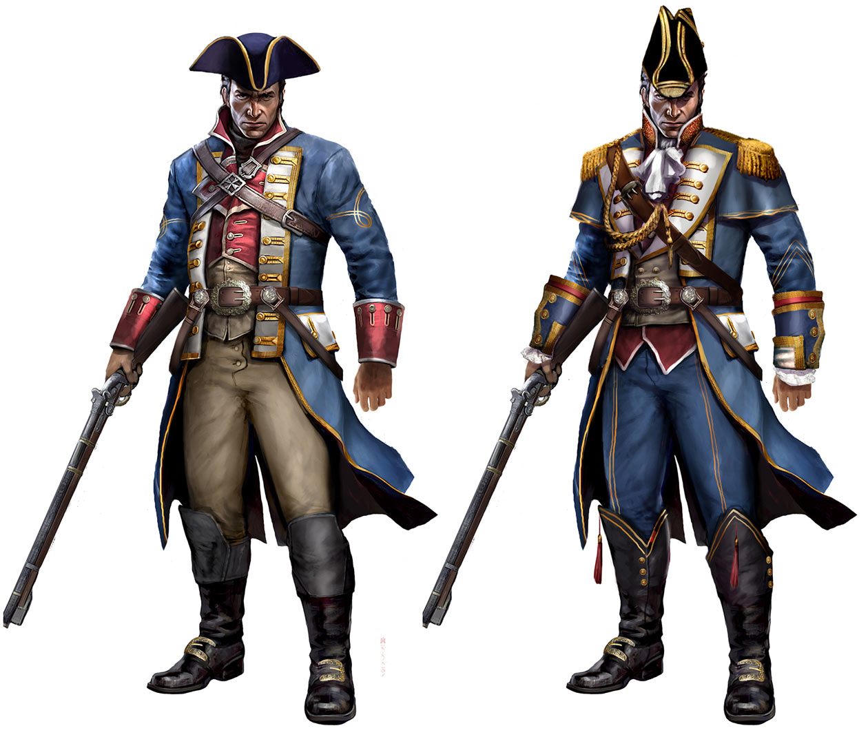 Shay, Naval Uniform Art from Assassin's Creed Rogue
