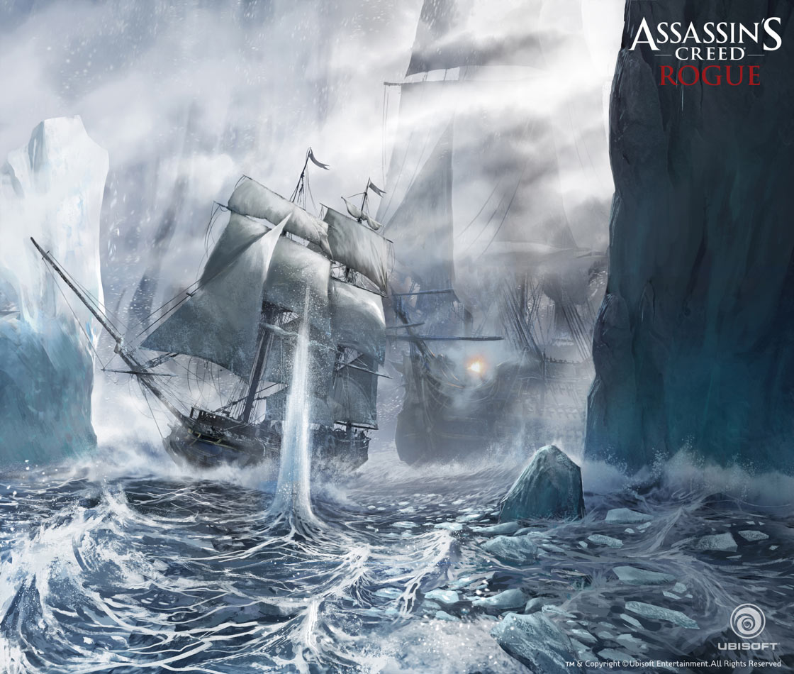 Ship Battle Art from Assassin's Creed Rogue
