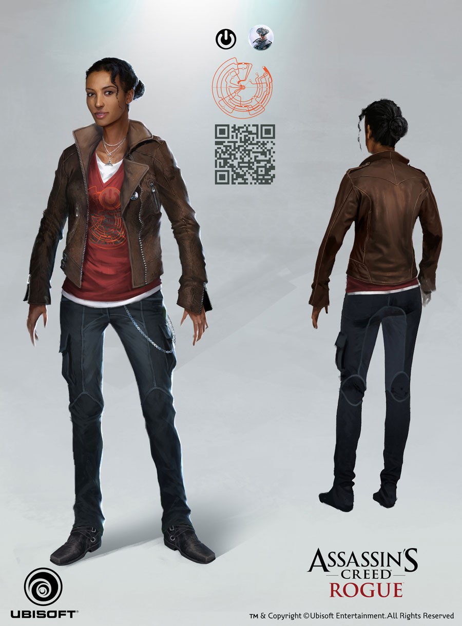 Violet da Costa Art from Assassin's Creed Rogue