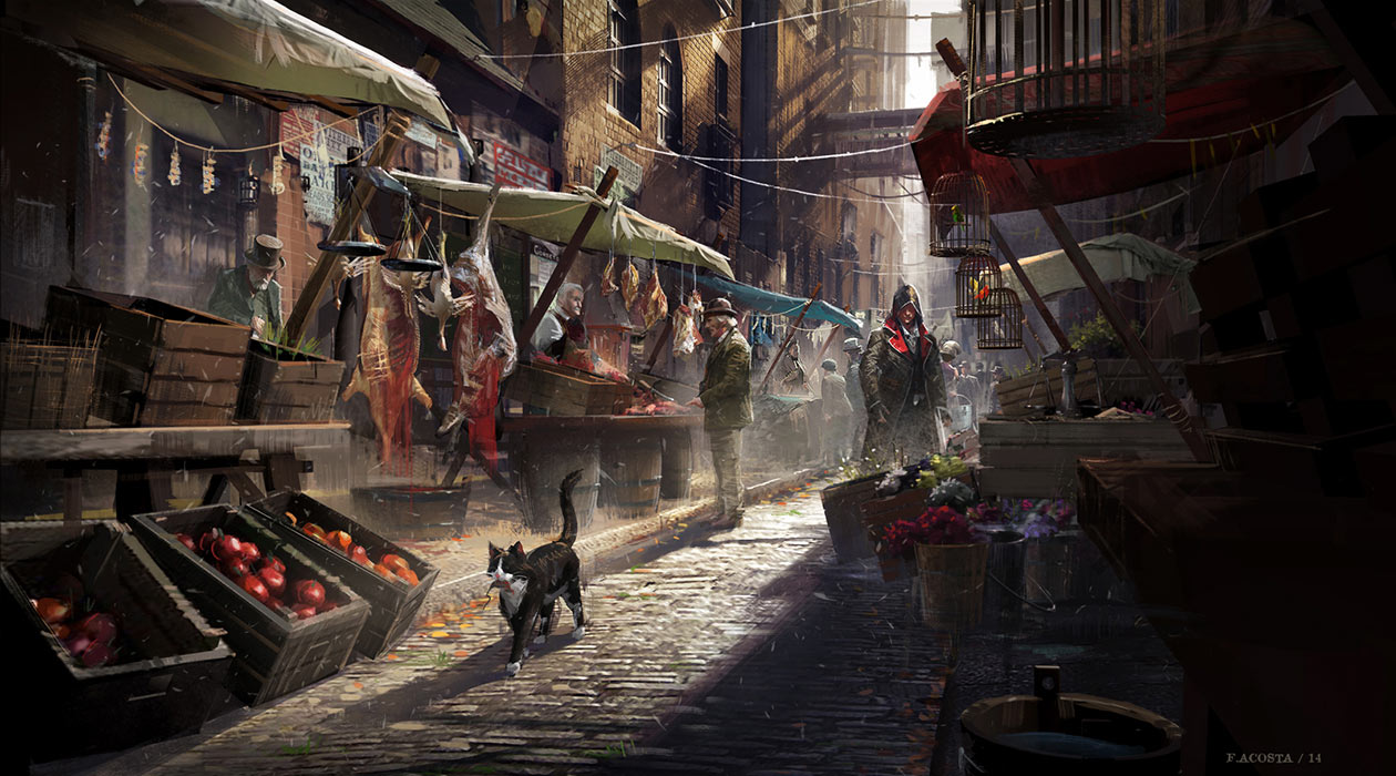 Alley Market Art from Assassin's Creed Syndicate