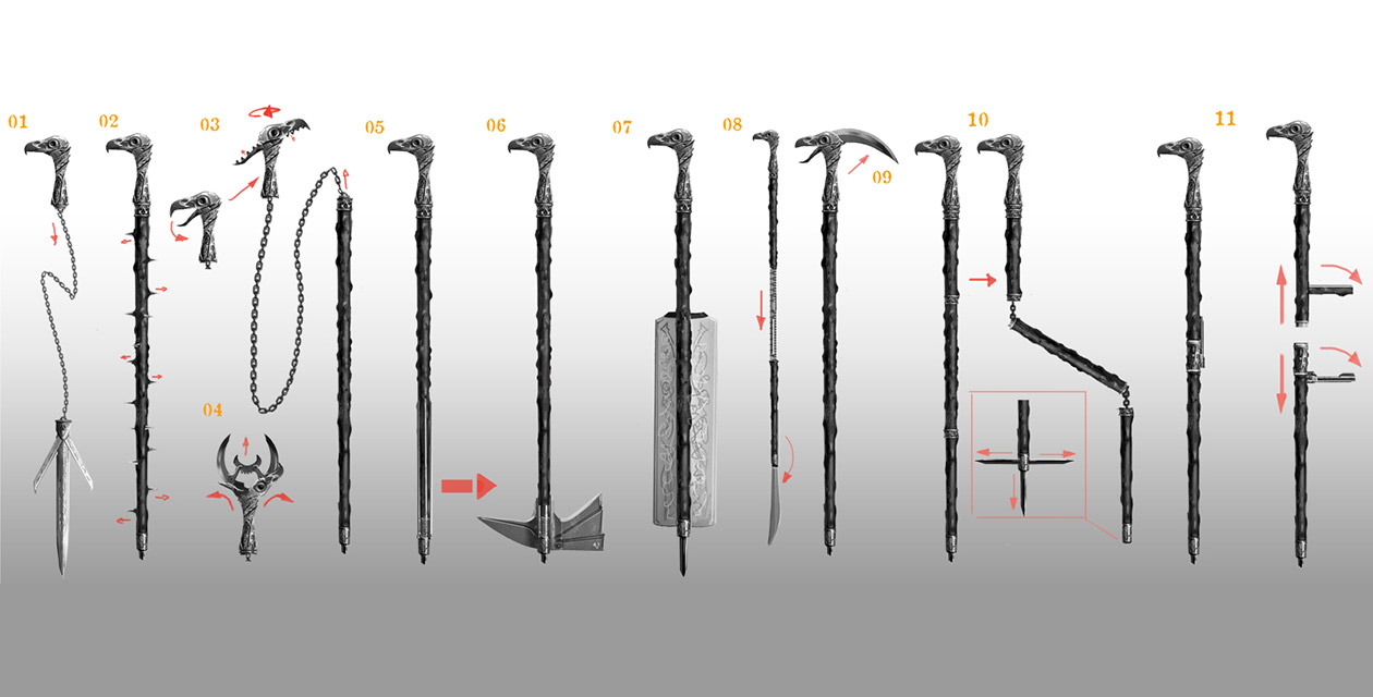 Cane Sword Ideas Art from Assassin's Creed Syndicate