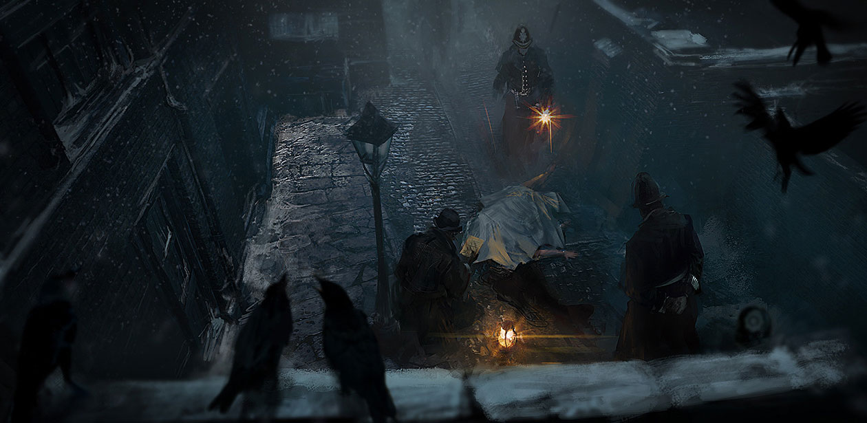 Crime Scene Art from Assassin's Creed Syndicate