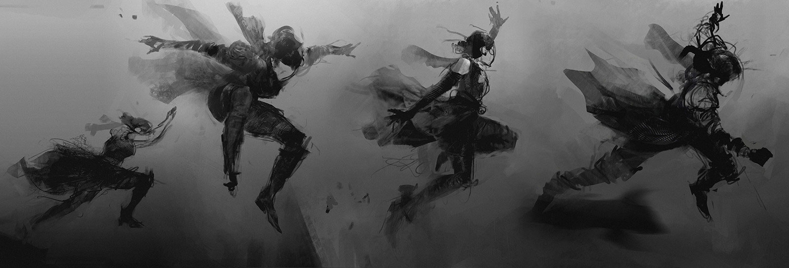 Evie Sketches from Assassin's Creed Syndicate