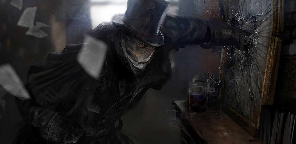 Jack Smashing Mirror Art from Assassin's Creed Syndicate