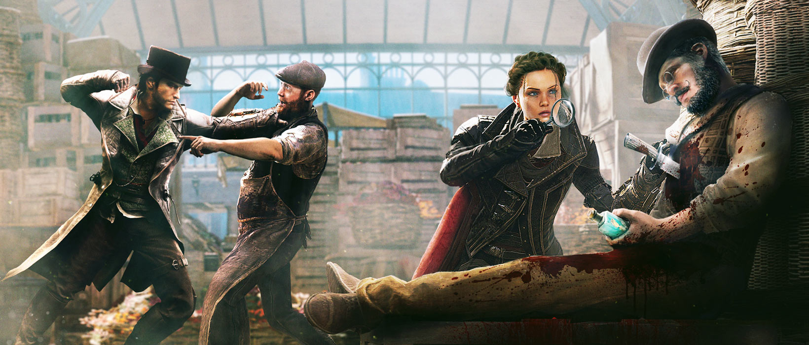 Jacob & Evie in Action Art from Assassin's Creed Syndicate