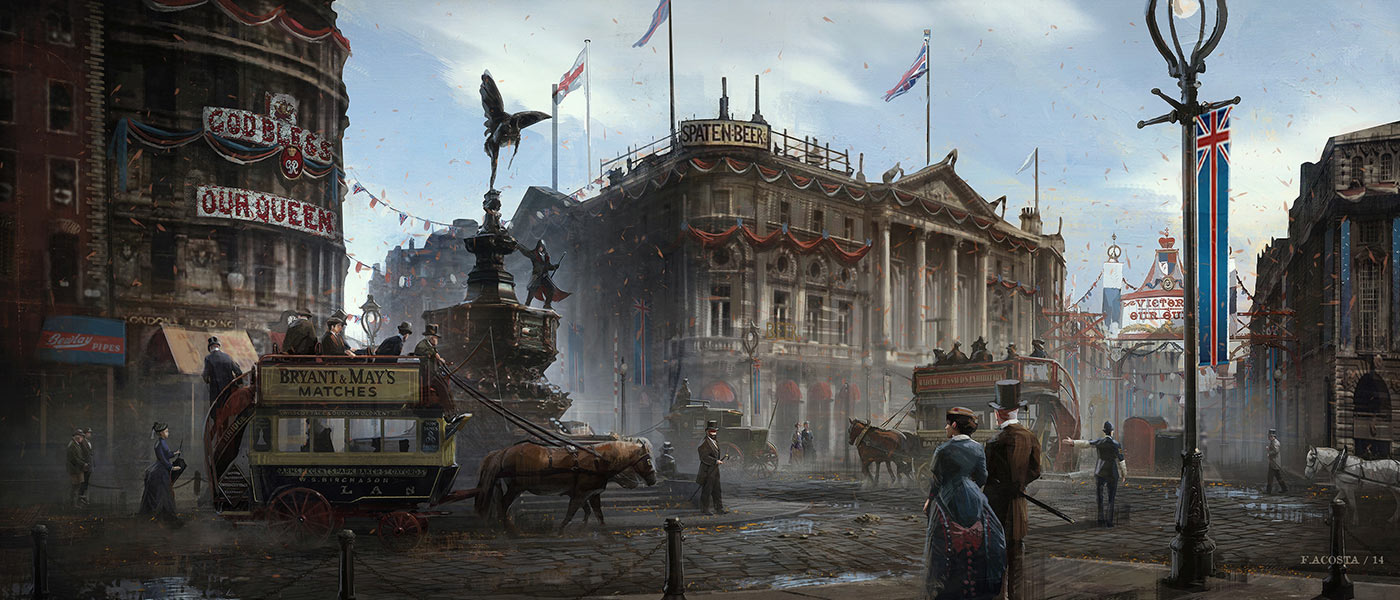 Piccadilly Circus Art from Assassin's Creed Syndicate