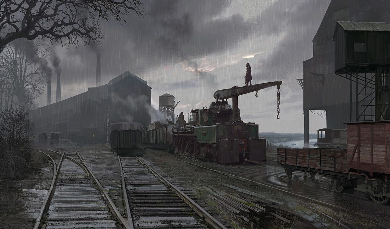 Rail Yard Art from Assassin's Creed Syndicate