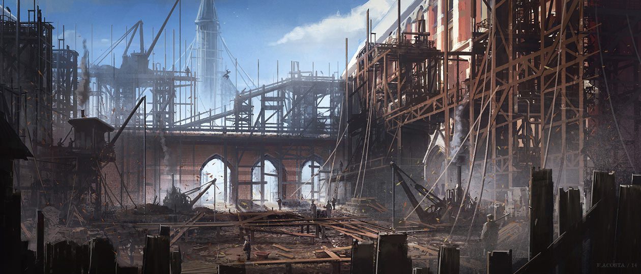 Royal Courts Interior Art from Assassin's Creed Syndicate