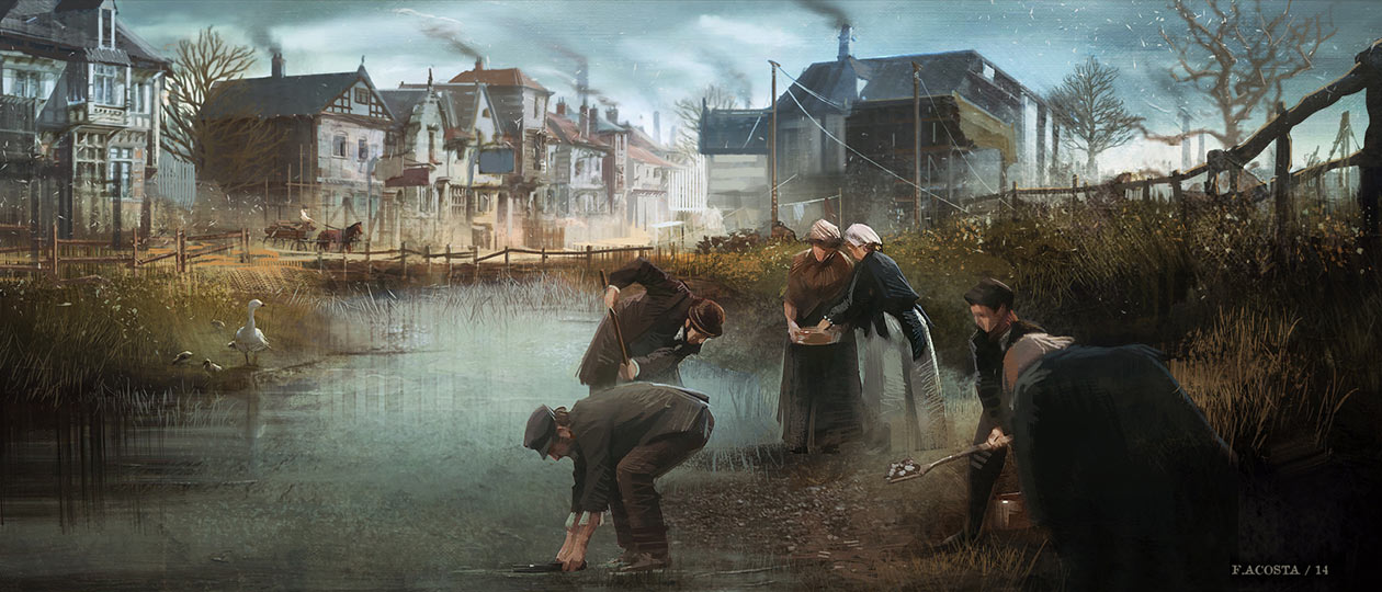 Rural Lambeth Art from Assassin's Creed Syndicate