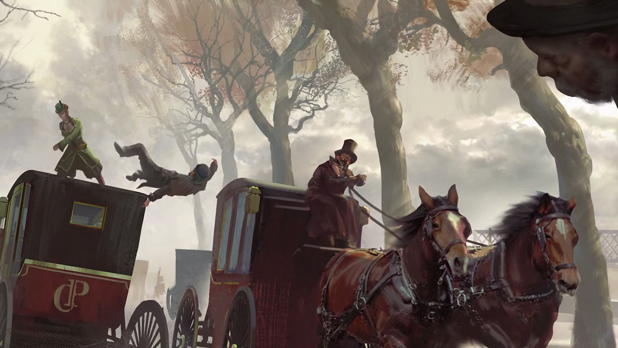 Stagecoach Combat Art from Assassin's Creed Syndicate