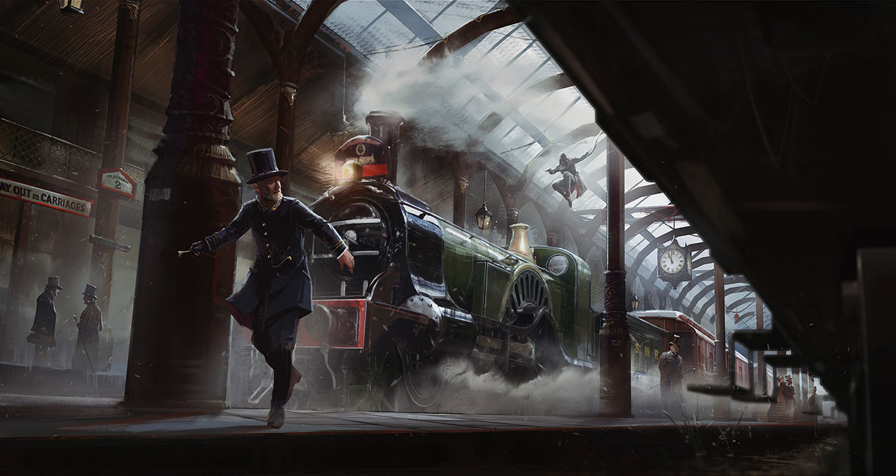 Train Station Art from Assassin's Creed Syndicate