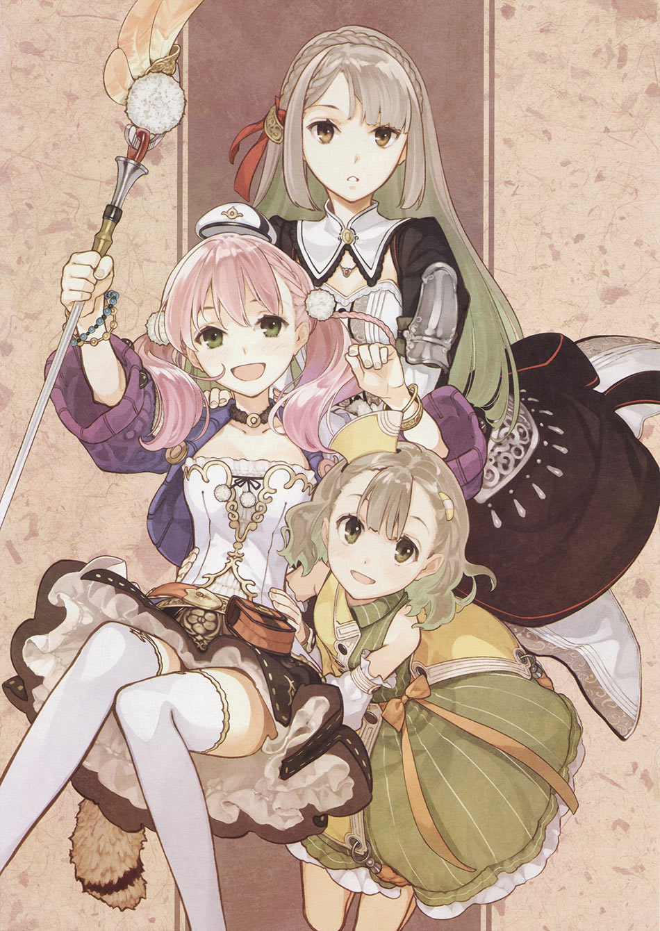 Linca, Escha, Lucille Art from Atelier Escha & Logy: Alchemists of the Dusk Sky