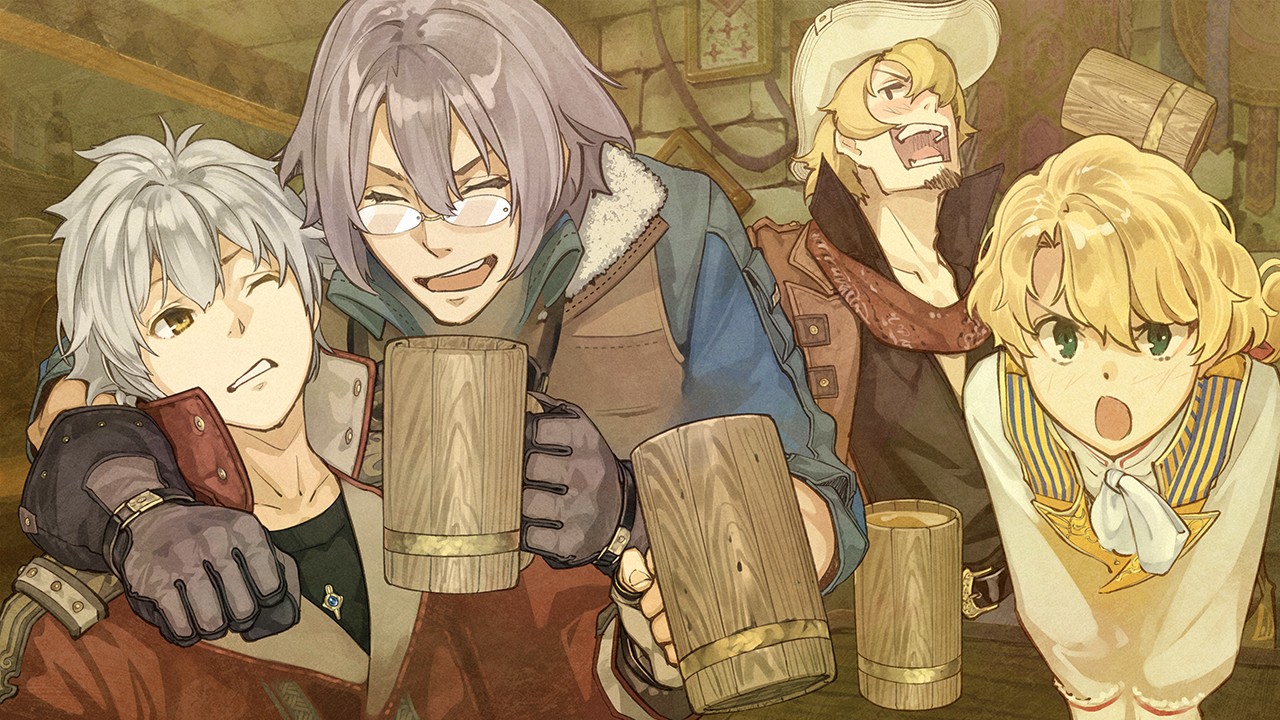 Men's Party Art from Atelier Escha & Logy: Alchemists of the Dusk Sky