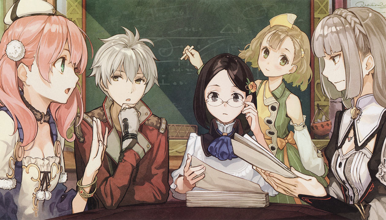 Power Up Meeting Art from Atelier Escha & Logy: Alchemists of the Dusk Sky