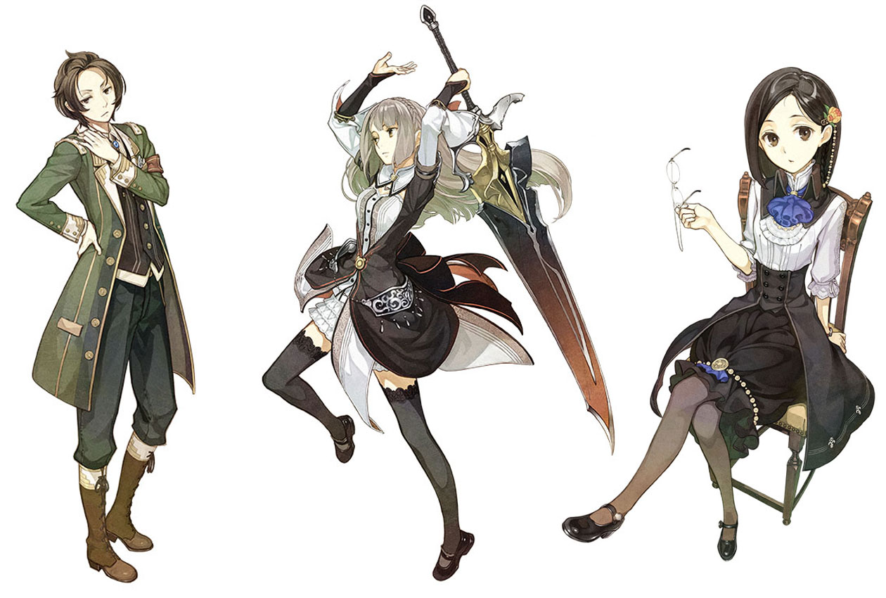 Solle, Linca, Marion Art from Atelier Escha & Logy: Alchemists of the Dusk Sky