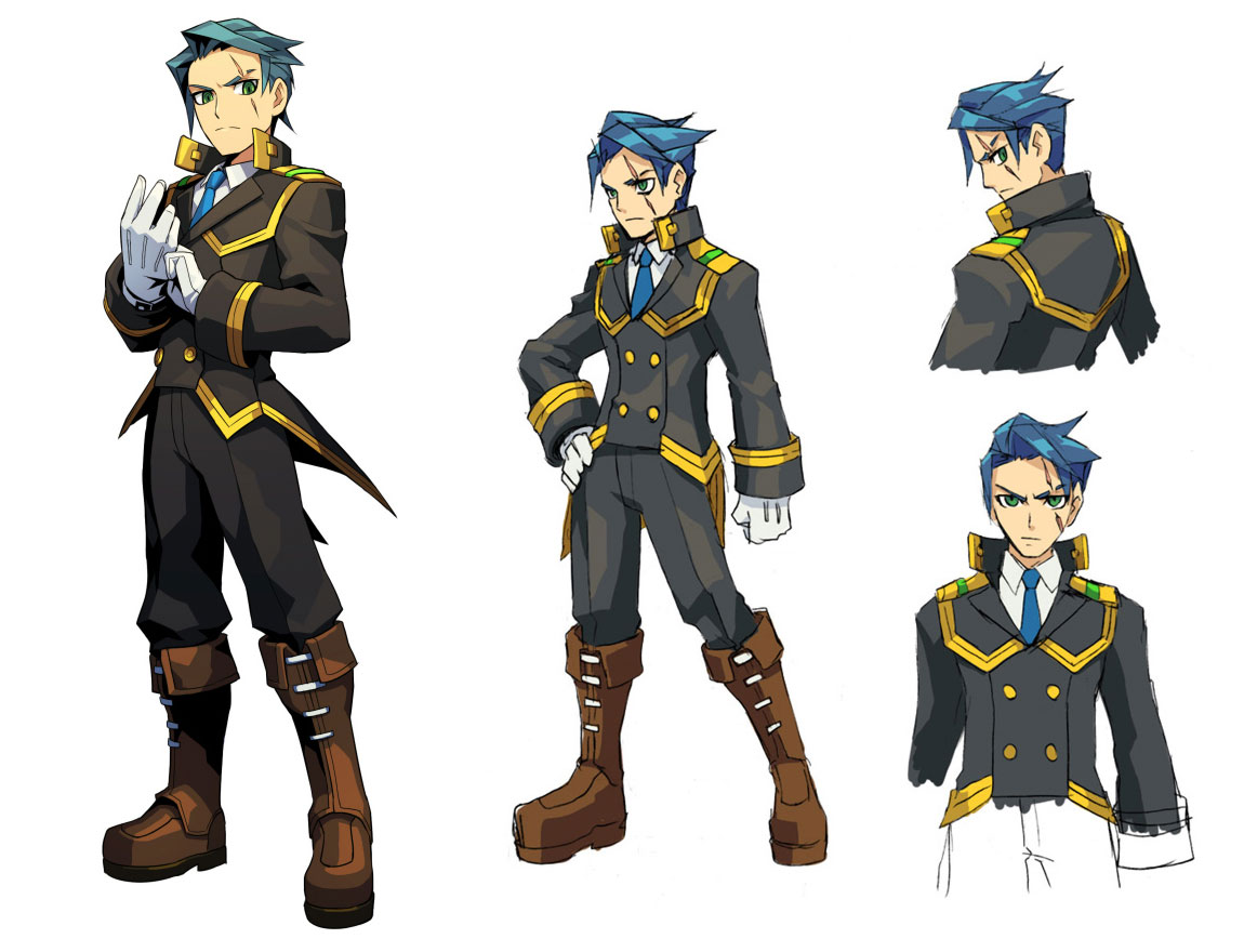 Jota Art from Azure Striker Gunvolt