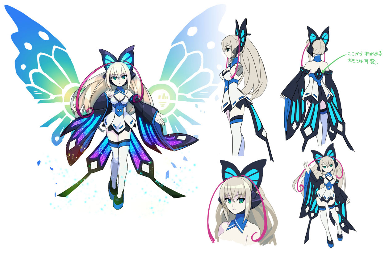 Lumen Concept Art from Azure Striker Gunvolt