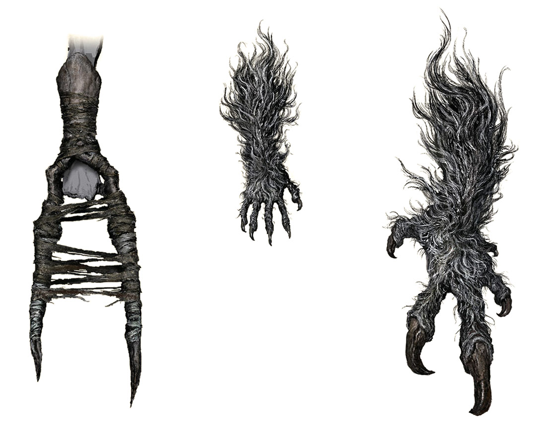 Beast Claw Art from Bloodborne