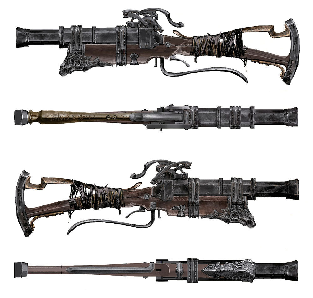 Hunter Blunderbuss Art from Bloodborne