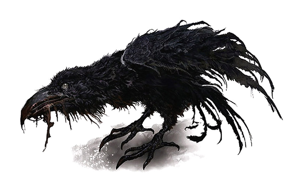 Carrion Crow Art from Bloodborne