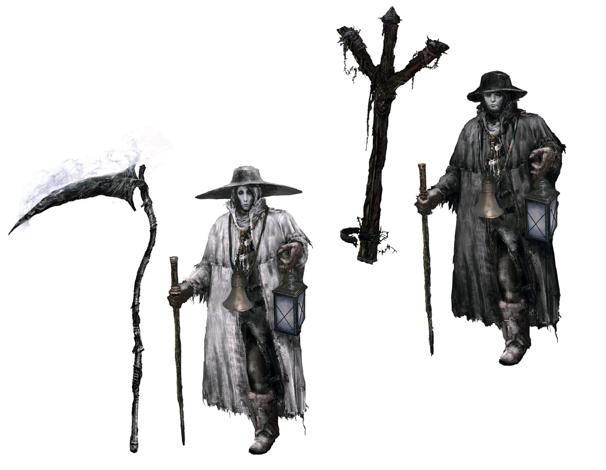Church Servant Art from Bloodborne