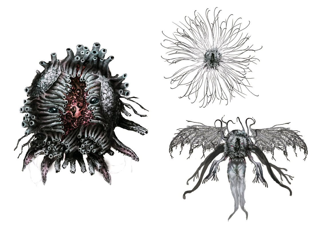 Ebrietas Head Art from Bloodborne