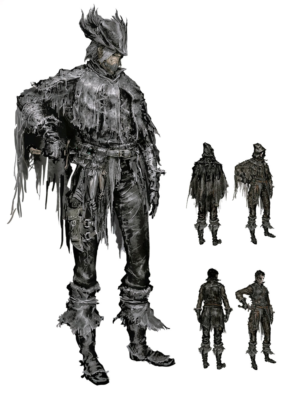Retired Hunter Djura Art from Bloodborne