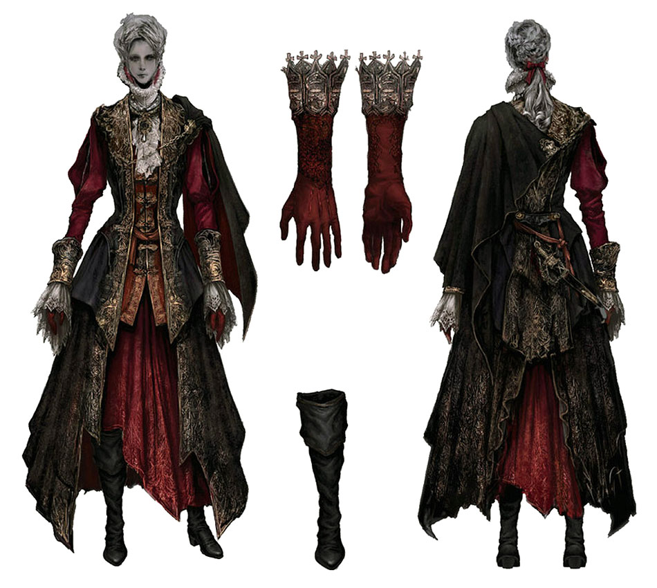 Female Knight's Attire Art from Bloodborne