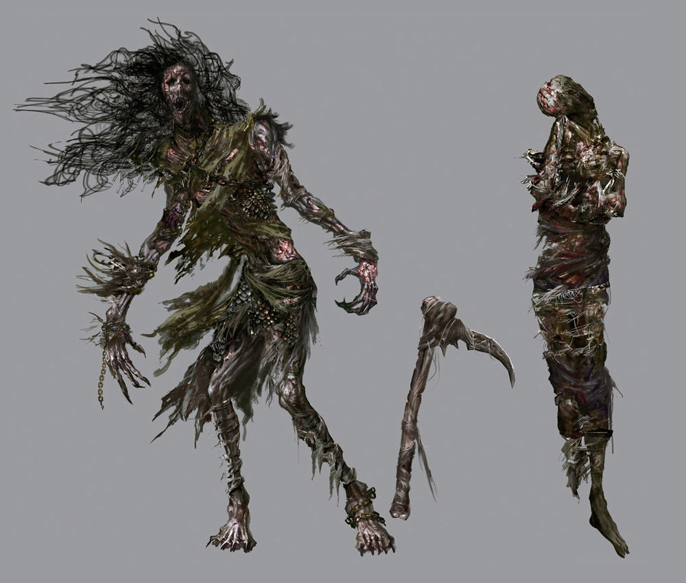 Labyrinth Madman Art from Bloodborne
