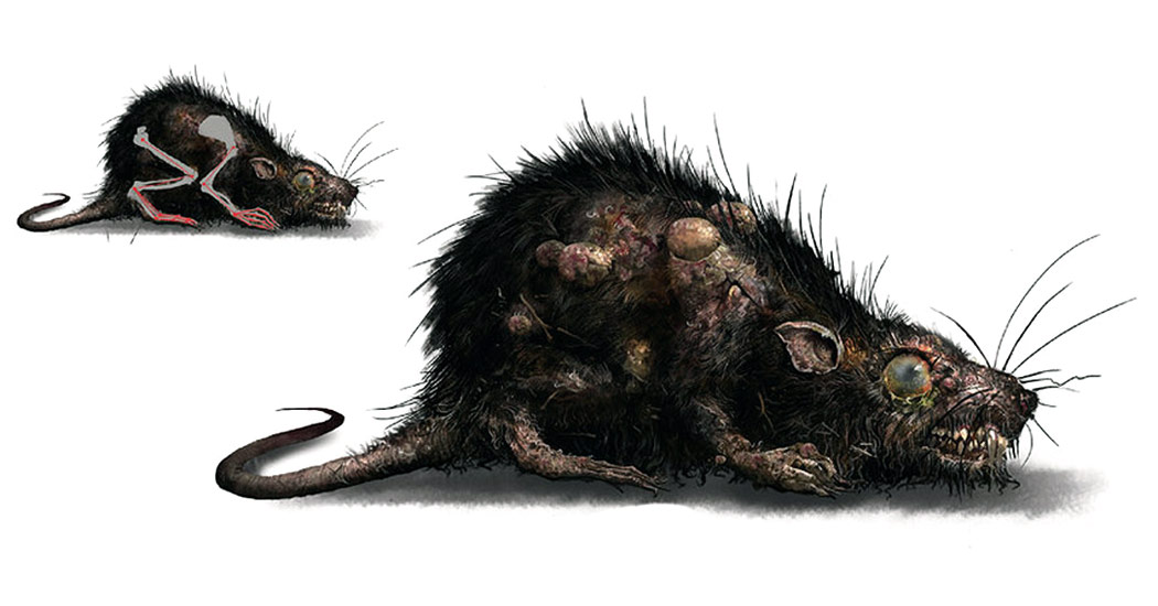 Labyrinth Rat Art from Bloodborne