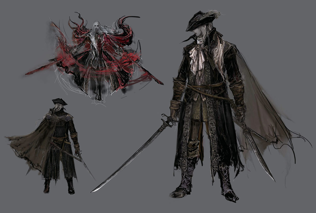 Lady Maria of the Astral Clocktower Art from Bloodborne